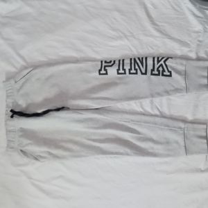 Pink victorias secret joggers